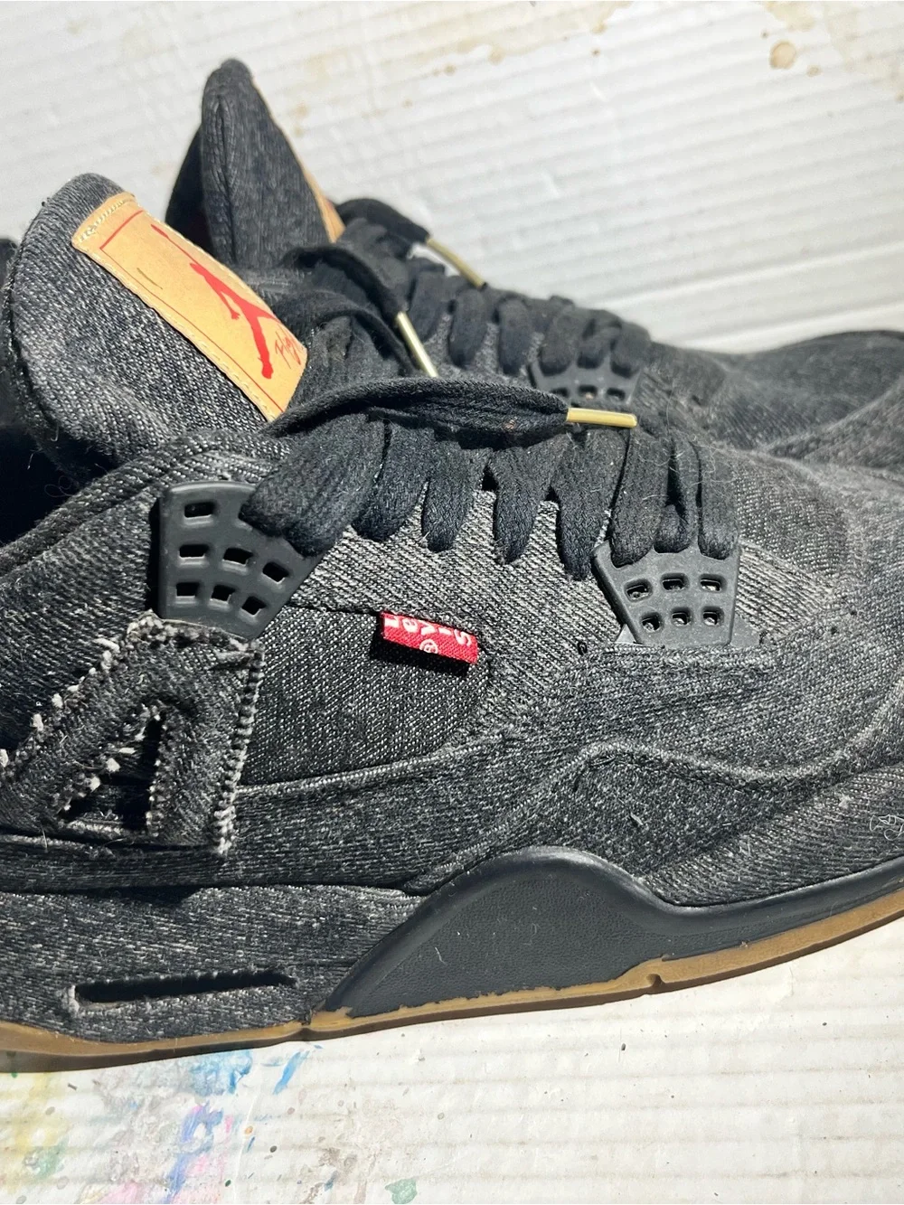 Levi’s x Nike Air Jordan 4 Black Denim